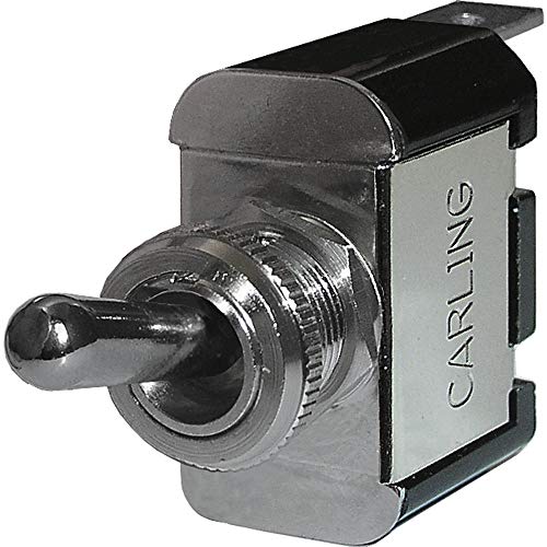 Blue Sea Systems 4150BSS Weatherdeck Toggle Switch SPST On-Off 15A