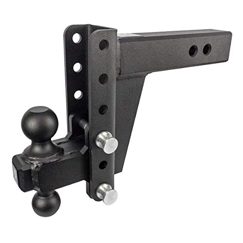 Bulletproof Hitches ED256 2.5" Adjustable Extreme Duty Trailer Hitch 36,000 lb Rating 6" Drop Rise Dual Ball