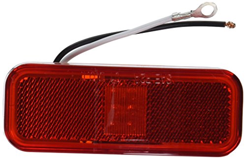 Valterra DG52719VP LED Marker Light 4x1.5 Inch Red with Reflector