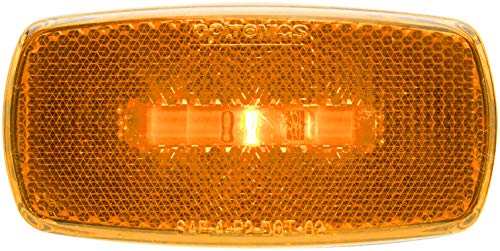 Optronics MCL0032ABS LED Marker Light Amber Oval Surface Mount