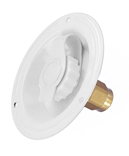 Valterra A010176LF Lead-Free Brass RV Fresh Water Inlet with Check Valve