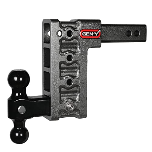 Gen-Y Hitch GH-314 Adjustable Drop Hitch 2" Shank 7.5" Drop 10K Towing Capacity