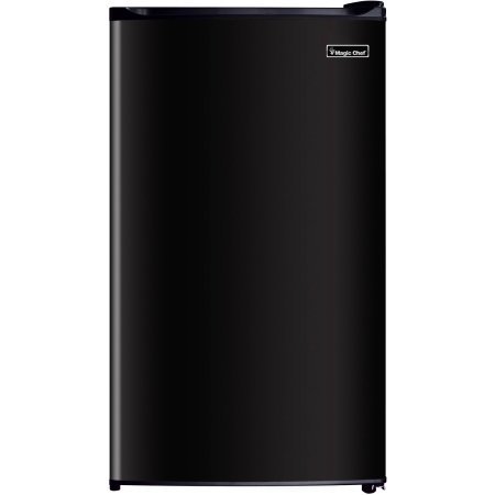 MagicChef MCBR350B2 3.5 Cu Ft Compact Refrigerator with Freezer Black