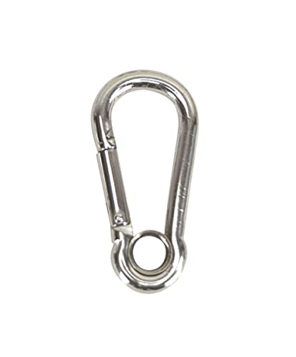 Whitecap Industries S1113C 9/16" Stainless Steel Carabiner Snap 4" Security Lock