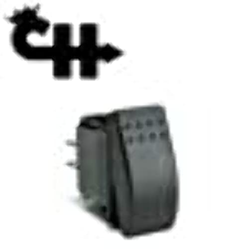 Whitecap Industries S7058C Rocker Switch Mom On/off Spst Rocker Switch