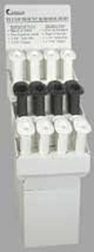 Whitecap Industries 3447WP Industriesnylon Flush Mount Rod Holder 30°, White