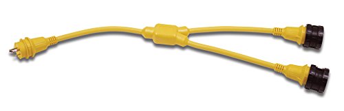 Marinco 157AY Y Adapter 30A 125V Locking Marine Shore Power Splitter