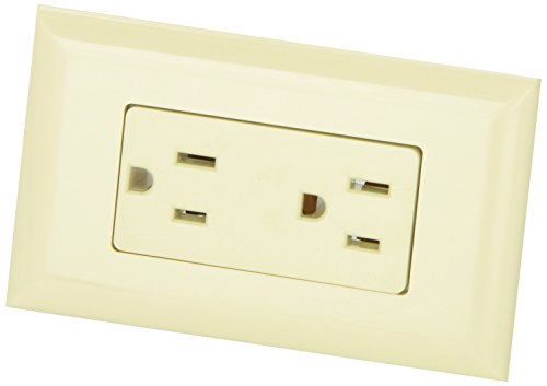 Valterra DG15IVVP 15 Amp Decor Receptacle with Cover - Ivory