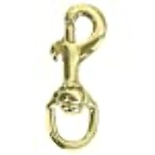 Whitecap Industries S1101C S-1101, 3/8" Eye Swivel Piston Snap, Brass