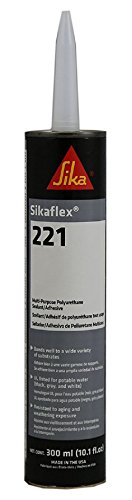 AP 017-90892 Sikaflex 221 Aluminum Gray Multi-Purpose Sealant 10.3 Oz