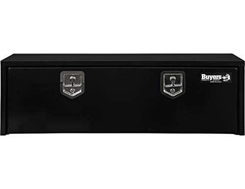 Buyers 1703328 Black Steel Underbody Truck Box With T-Handle Latch, 15 X 13 X 48 Inch