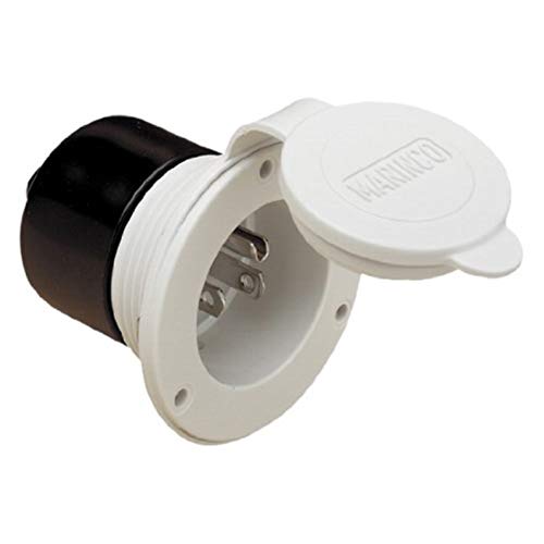 Marinco 150BBIW.RV 15A 125V Power Inlet with Dust Cover