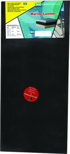 Taco Metals P10-5024BLK27-1 Marine Lumber Starboard Sheet 24" x 27" x 1/2" Black