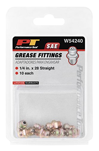 Performance Tool W54240 Wilmar Corp. /  10PK 1/4-28 Grease Fittings
