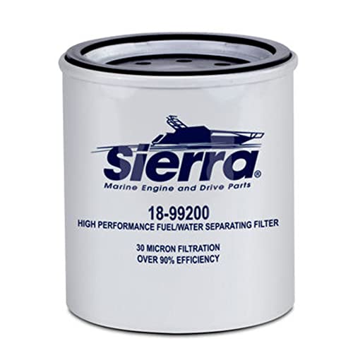 Sierra 18-99200  Repalcement Racor Spin-On Fuel Water Separator Filter for Above Deck Use, 30 Micron