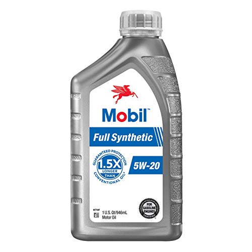 Mobil 125196 Full Synthetic Motor Oil 5W-20, 1 Quart