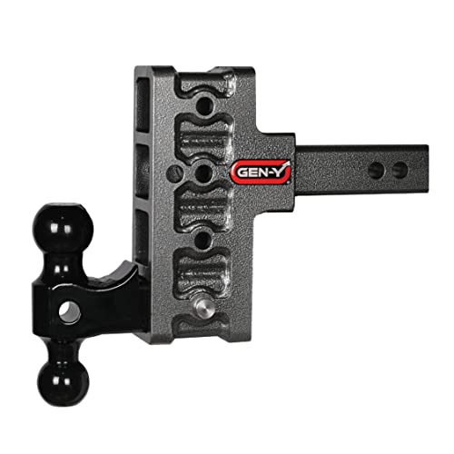 Gen-Y Hitch GH-214 Class V Adjustable Ball Mount 2" Shank 7.5" Drop