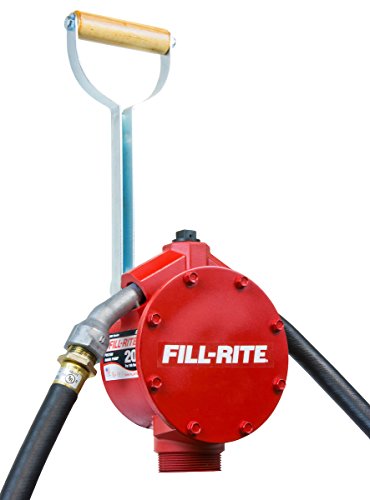 Fill-Rite FR152 Piston Hand Pump - 20 GPM, 8' Hose with Telescoping Suction Pipe