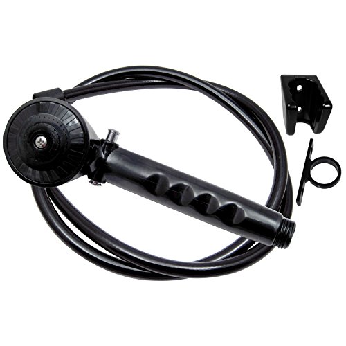 Valterra PF276026 Hand-Held Shower Kit with 60" Vinyl Hose - Black