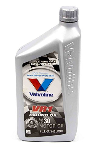 Valvoline 822401 VR1 Racing SAE 30 Motor Oil - 1 Quart (Case of 6)