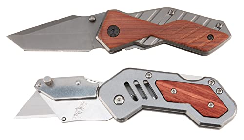 Performance Tool W9373 Wilmar Corp. /  2pc Hybrid Handle Knife Set