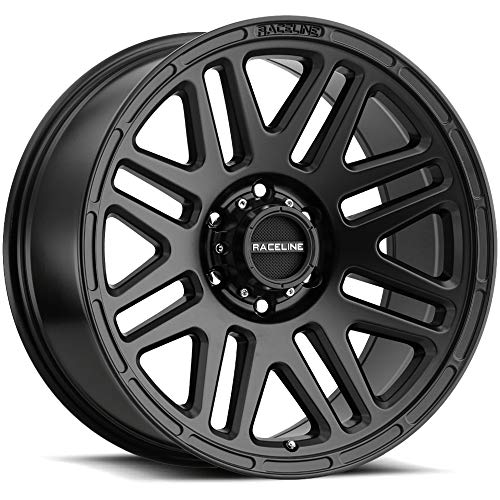Raceline Wheels 944B-78550+18 944b Outlander 17x8.5 5x5" +18mm Satin Black Wheel Rim 17" Inch