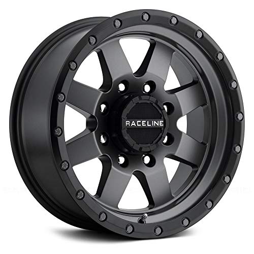 Raceline Wheels 935G-79050-00 17" Inch 5x127 Wheel Rim 935g Defender 17x9 +0mm Grey
