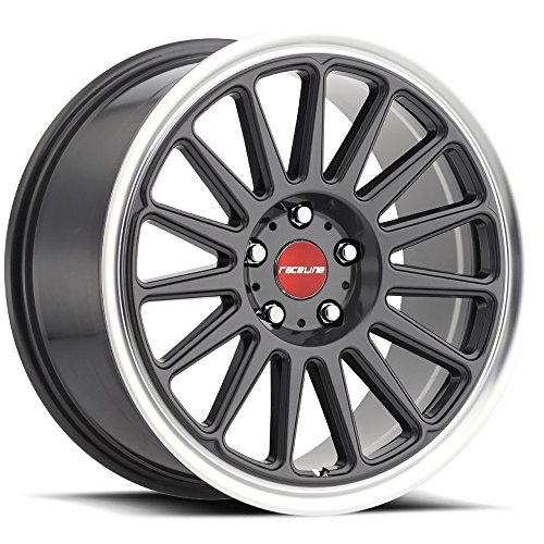 Raceline Wheels 315G-88518+45 315G GRIP Gloss Gunmetal Wheel (18 x 8.5 inches /5 x 120 mm, 45 mm Offset)