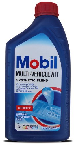 Mobil 126505 Multi-Vehicle ATF Full Synthetic Automatic Transmission Fluid 1 Quart