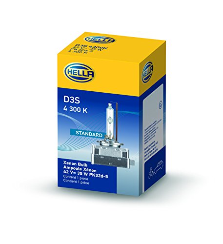Hella D3S 4300K Standard Series Xenon HID Headlight Bulb