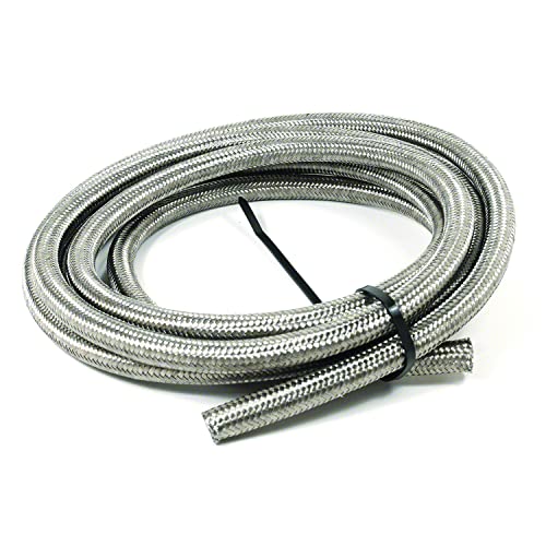 SPEEDFX 5321203 Dbl Brd Ss Racing Hose  -12an X 3'