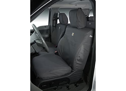 Covercraft SSC2536CAGY Carhartt SeatSaver Custom Seat Covers - Front Row Bucket - Gravel