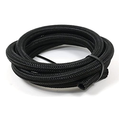 SPEEDFX 5351006 Blk Nylon Ss Brd Hose  -10an X 6'
