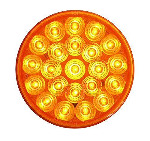 Optronics SLL43AB2P 4" Rnd Strobe; 24 Diode;func 2;ambe