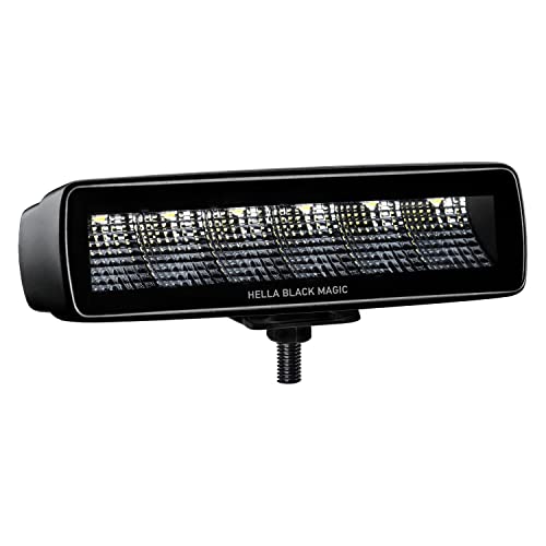 Hella 358176201 Black Magic 6-LED Mini Light Bar Flood Beam 1600 Lumens