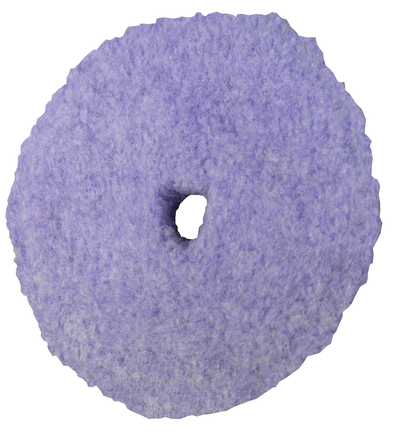 Presta 890186  PACE 890186 Single Sided Heavy Cut Cutting Pad, 3 in Dia, Foamed Wool Pad, Purple