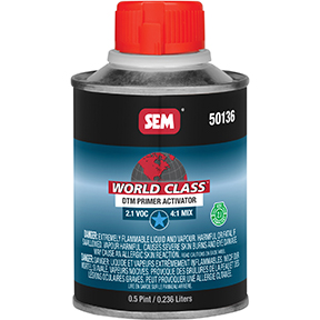 SEM Products 50136 SEM WORLD CLASS DTM PRIMER  ACTIVATOR - HALF PINT
