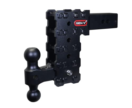 Gen-Y Hitch GH-2414X Phantom-X 16K Adjustable Drop Hitch 2.5" Receiver with Dual Ball