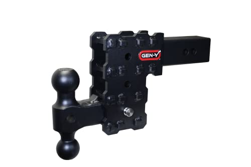 Gen-Y Hitch GH-2413X Phantom-X Adjustable Drop Hitch 5" Drop 2.5" Receiver 16K