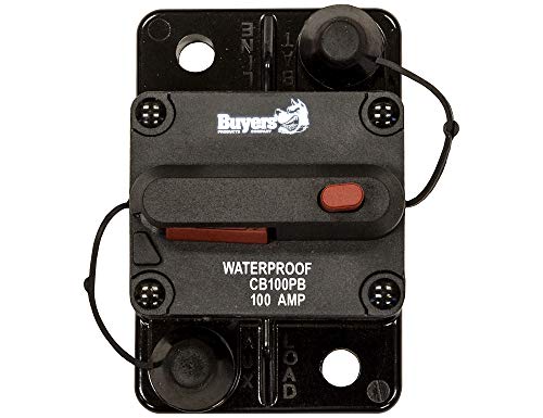 Buyers CB100 100 Amp Circuit Breaker with Auto Reset