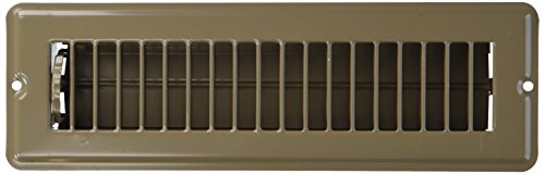 AP 013-641 Floor Register 2-1/4 x 10 Inch Brown