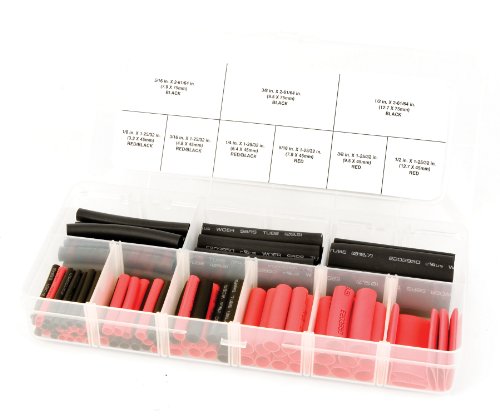 Performance Tool W541 106-Piece Weatherproof Heat Shrink Tubing Assortment