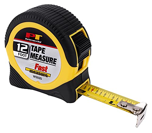 Performance Tool W5020 Fast Measure' Tape, 12' x 5/8