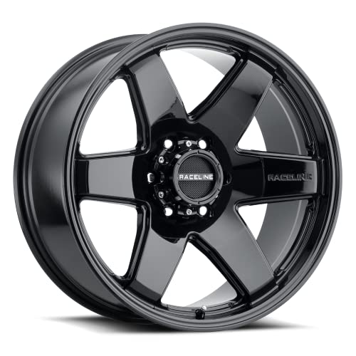 Raceline Wheels 942B-88062+35 Addict 18x8 Inch Wheel 6x120 Bolt Pattern Black