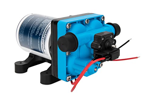 Camco 22491 RV Marine Water Pump 3.0 GPM 55 PSI 12V Diaphragm Demand Pump