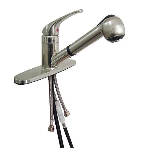 Empire Brass Company SL1000N Single Handle Kitchen Faucet with Pull-Out Spray