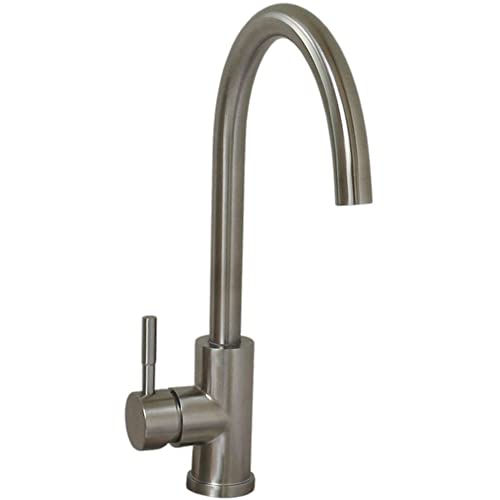 Empire Brass Company SL7000BN-A RV Kitchen Faucet Single Handle Gooseneck Brushed Nickel