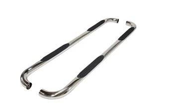 TrailFX A0064S 3" Round Stainless Steel Nerf Bars