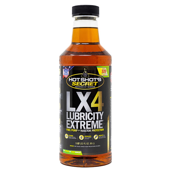 Hot Shots LX432Z LX4 Lubricity Extreme Fuel Additive 32 oz