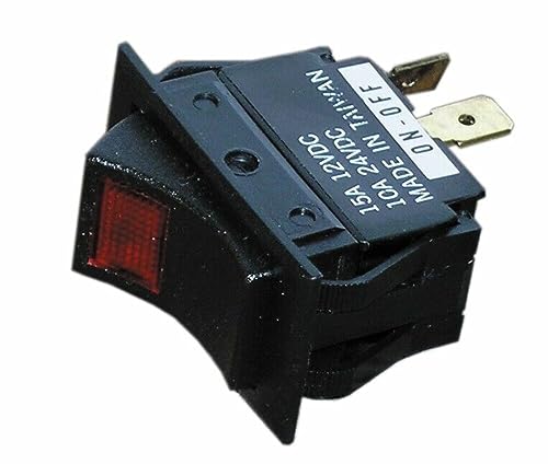 Whitecap Industries S8048C Rocker Switch Mom On/off/on Rocker Switch